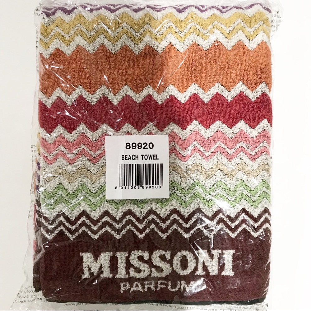 Missoni Beach Towel Chevron Striped